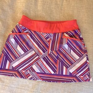 Adidas Girls Neon Pink & Purple Tennis Skort. Size XS.